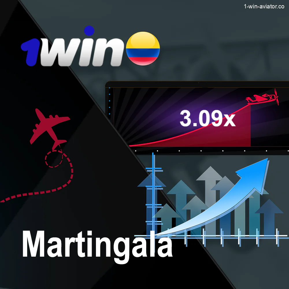 Cómo jugar al Aviator por Martingala en 1Win